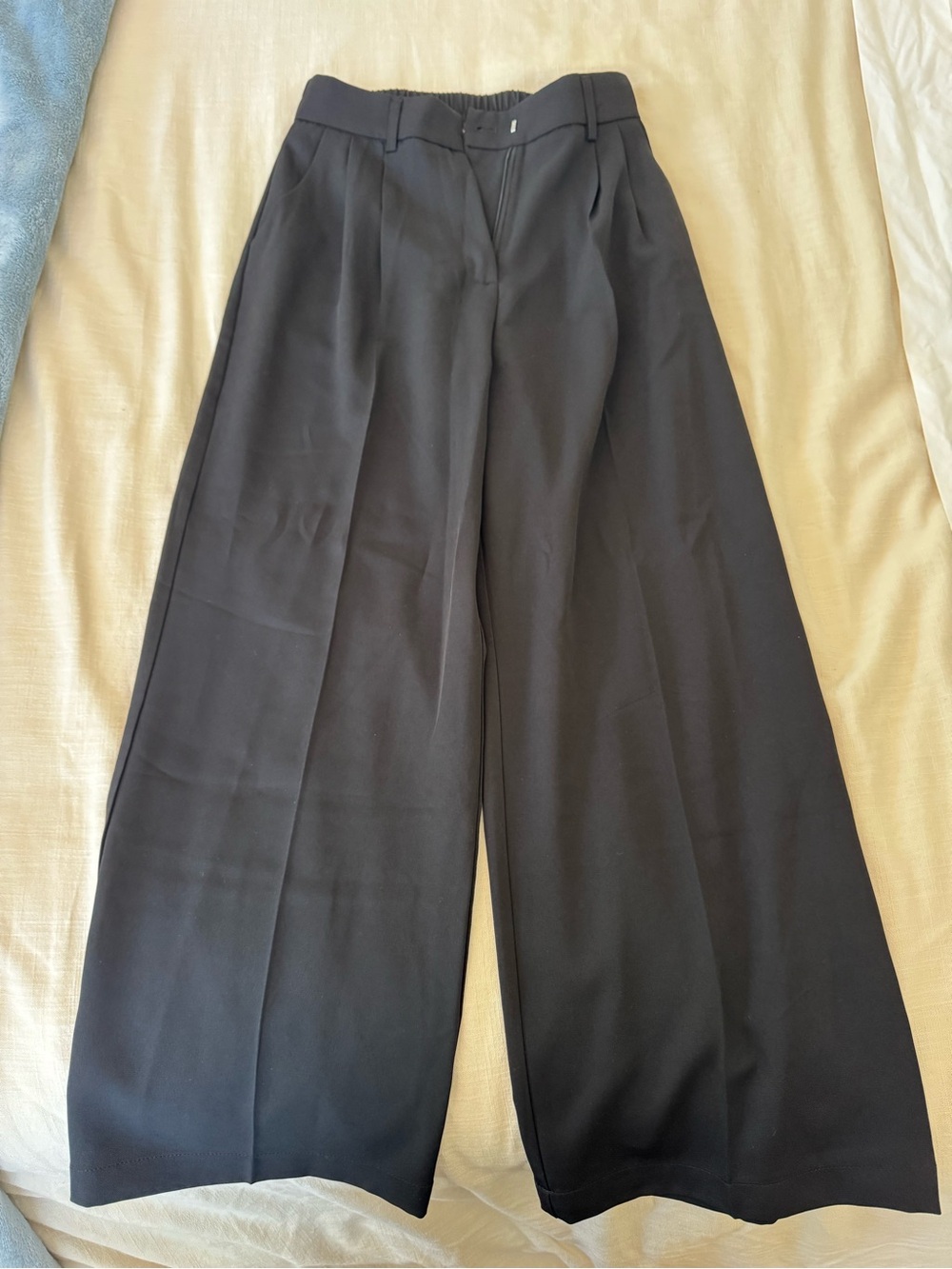 Wide Leg Black Women's Pants